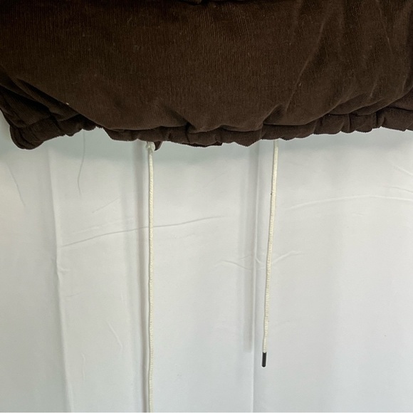 Polo Ralph Lauren Duck Down Hooded 2 in 1 Corduroy Puffer Jacket/Vest Sz M Brown - Picture 9 of 15